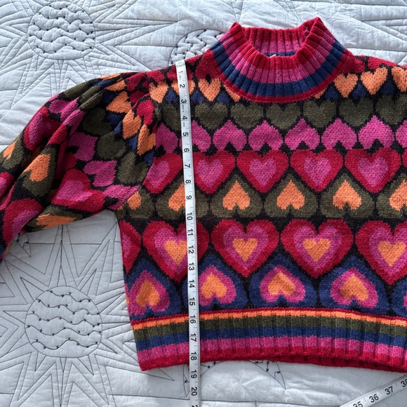 FARM Rio Full of Hearts Jacquard Sweater - Picture 8 of 10
